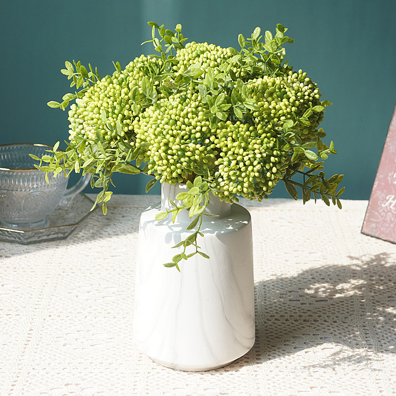Baby Breath Dried - 11 Inch Hydrangea and Oat Grapes