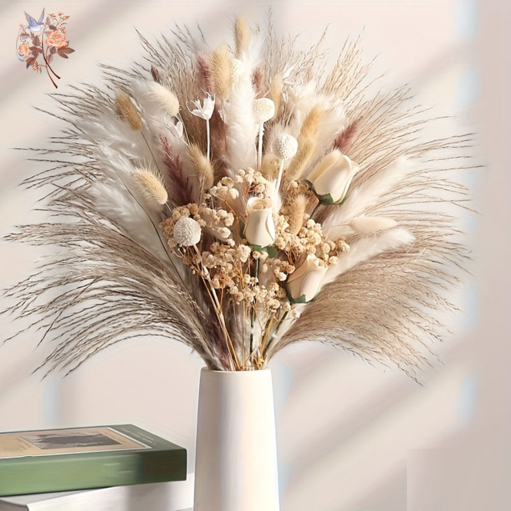 80Pcs Artificial Dried Flowers - Baby Breath Dried recension och pris