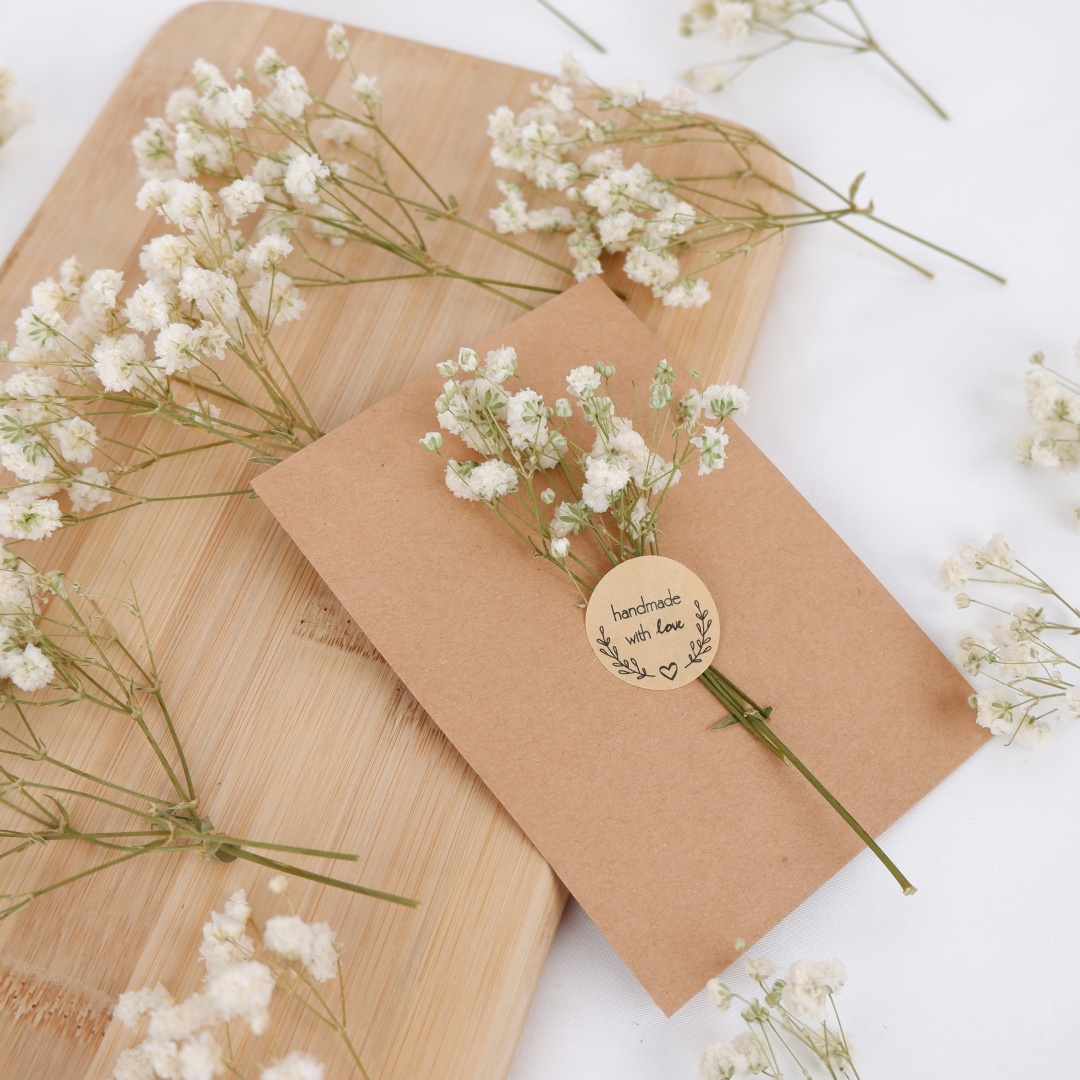 Dried Flowers White Mini Dried - Baby Breath Dried recension och pris