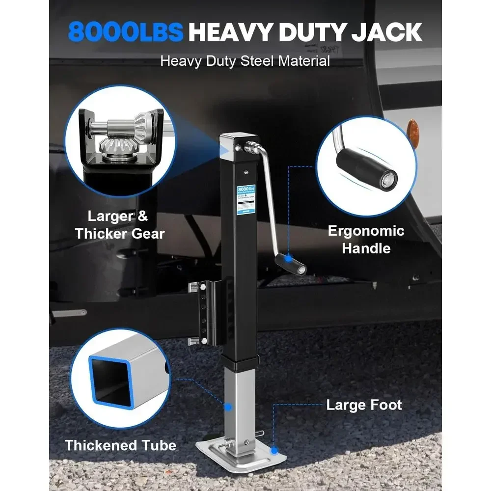 8000 lbs Trailer Jack Heavy Du - B & J Florist Supply Linwood recension och pris