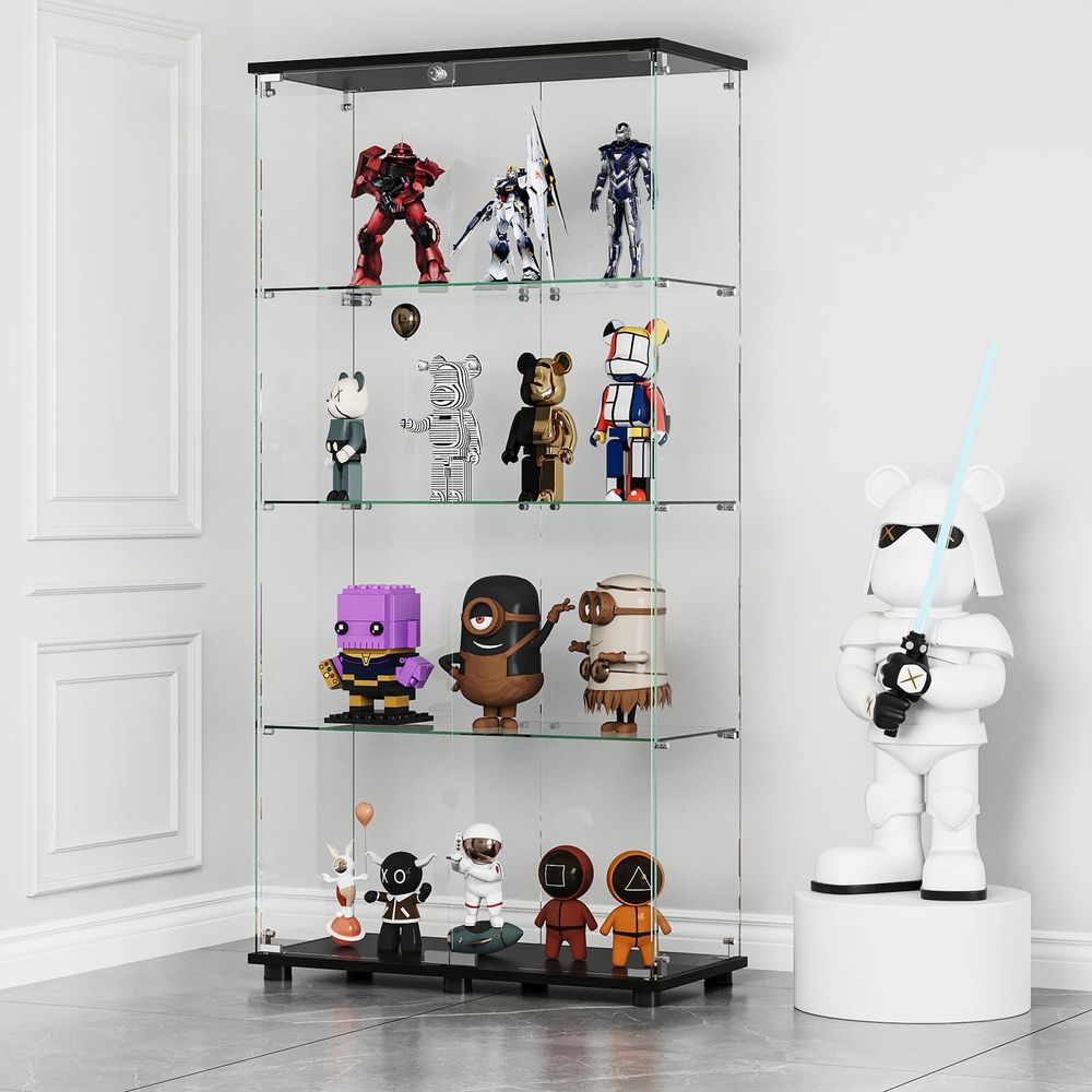 Display Cabinet with 4Shelf Do - B & J Florist Supply Linwood recension och pris