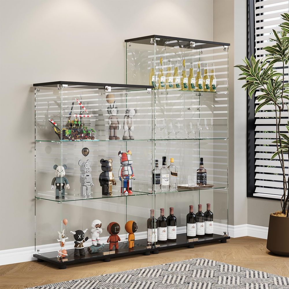 Display Cabinet with 4Shelf Do - B & J Florist Supply Linwood recension och pris