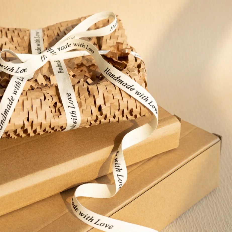 Custom Logo Cotton Ribbon for  - Florist Supply Ribbon recension och pris