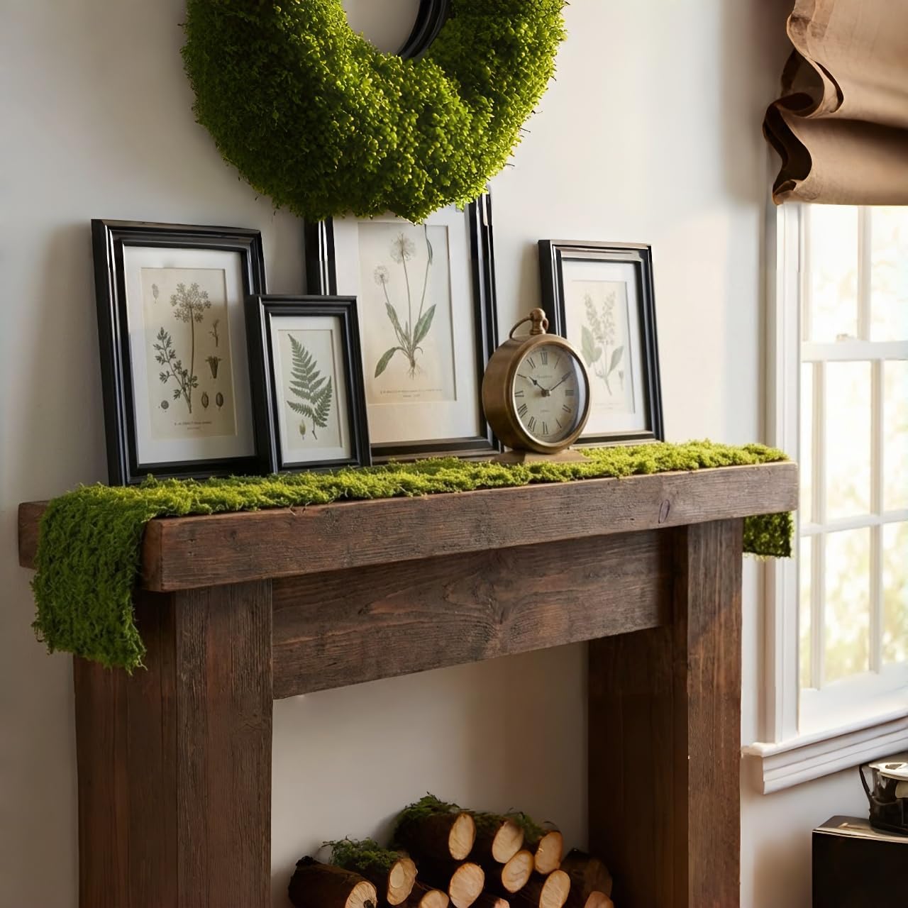 Artificial Moss Table Runner D - Preserved Moss Sheet recension och pris