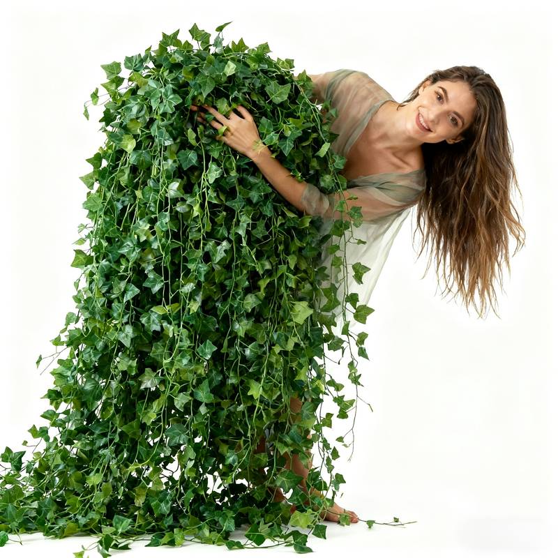 24 PCS Total 19m/755inch Ivy G - Preserved Moss Sheet recension och pris