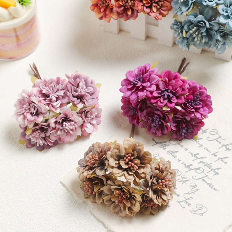 11CM Fake Silk Daisy Artificia - Baby Breath Dried recension och pris