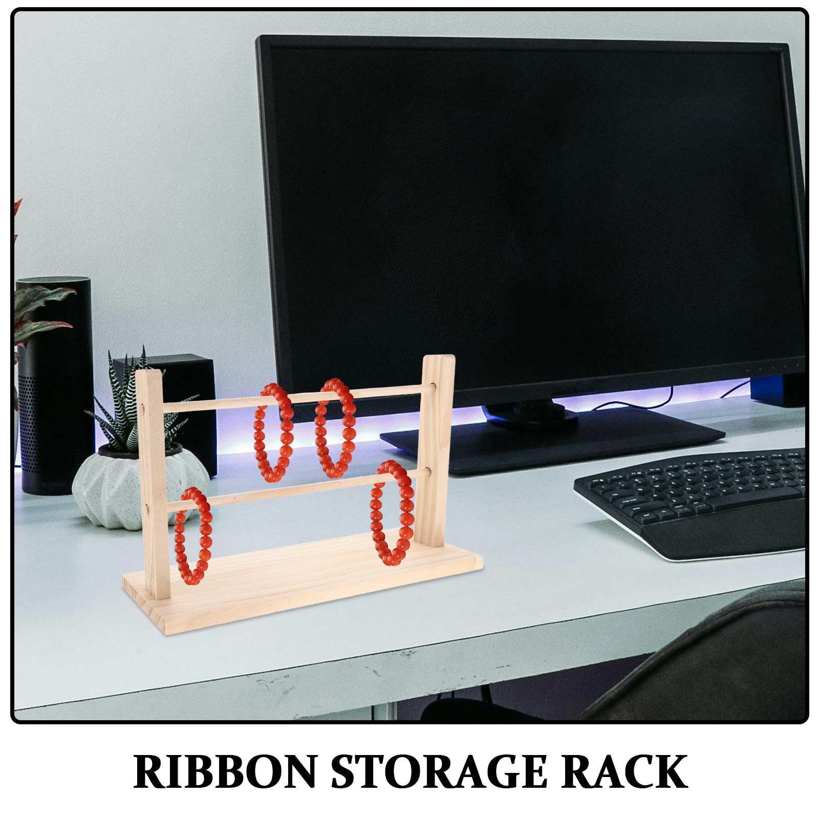 Wooden Ribbon Organizer Stand  - Florist Supply Ribbon recension och pris