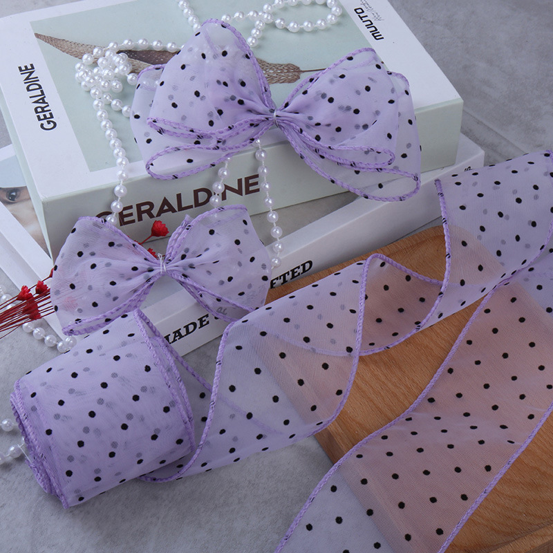 50Yards Gauze with Dots Decora - Florist Supply Ribbon recension och pris