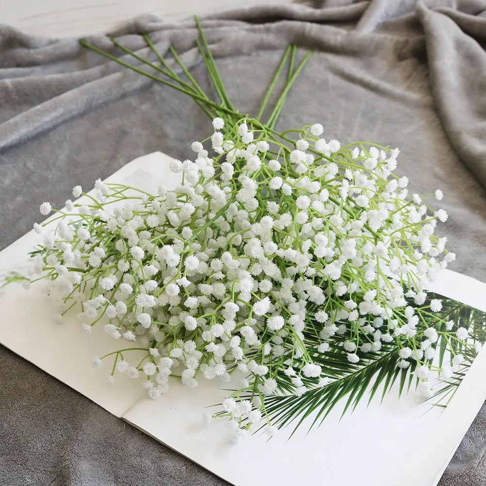 108Heads Artificial Flowers Pl - Baby Breath Dried recension och pris