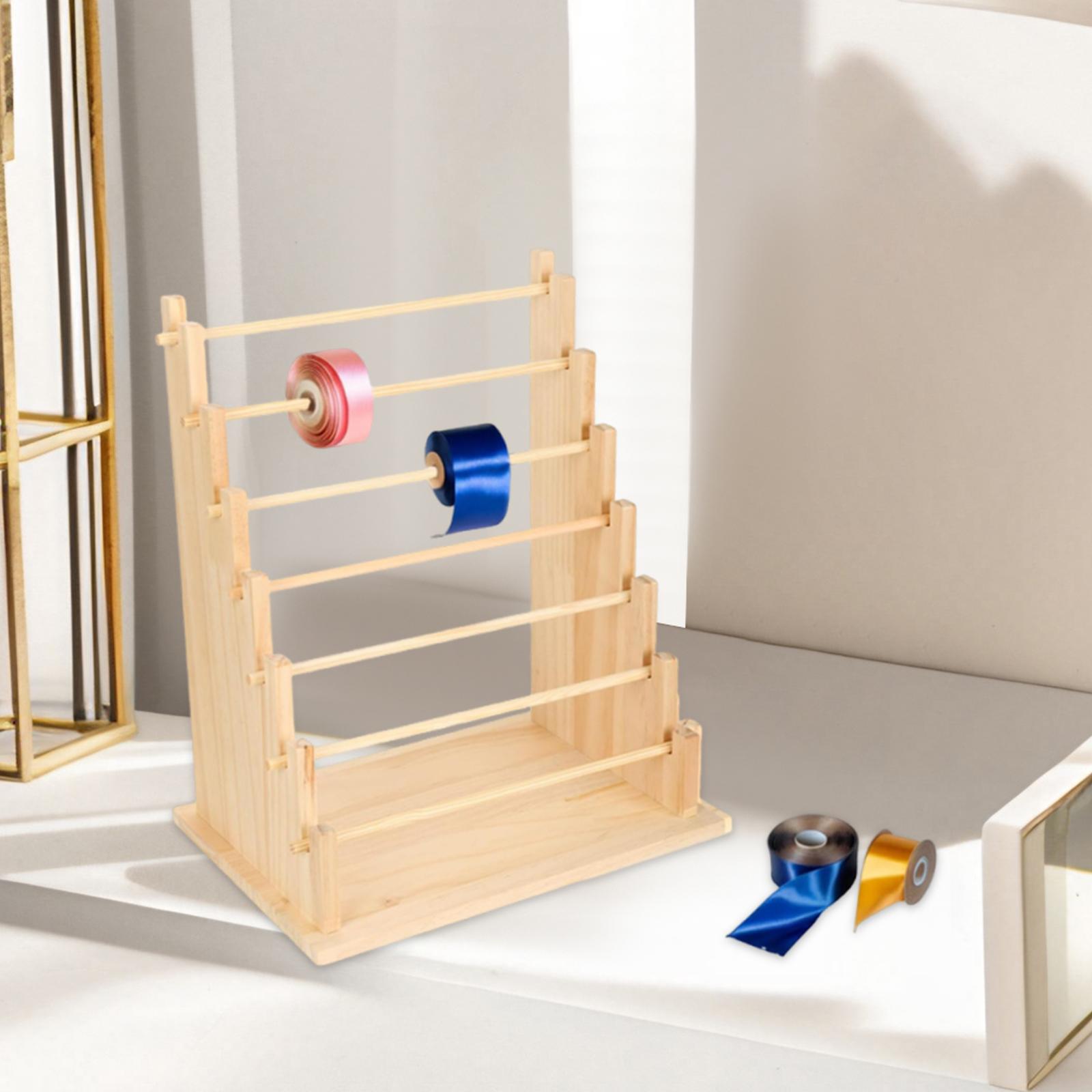 Wooden Ribbon Holder Organizer - Florist Supply Ribbon recension och pris