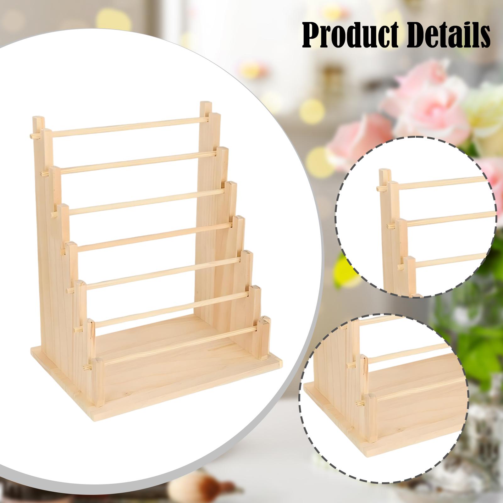 Wooden Ribbon Holder Organizer - Florist Supply Ribbon recension och pris